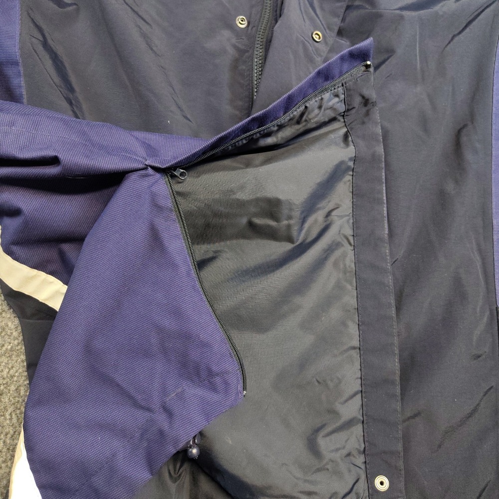 FedEx Stan Herman Reflective Hooded Work Jacket Coat Mens 3x - Picture 7 of 8